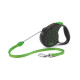 Lesa retractabila cu fir Flexi Color S Verde